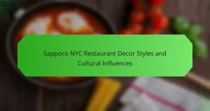 Sapporo NYC Restaurant Decor Styles and Cultural Influences