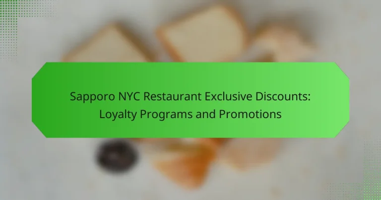 Sapporo NYC Restaurant Exclusive Discounts: Loyalty Programs and Promotions