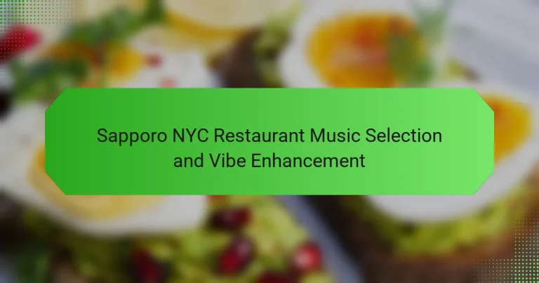 Sapporo NYC Restaurant Music Selection and Vibe Enhancement