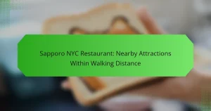 Sapporo NYC Restaurant: Nearby Attractions Within Walking Distance