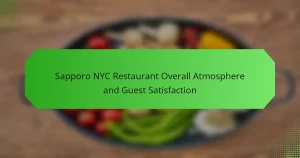 Sapporo NYC Restaurant Overall Atmosphere and Guest Satisfaction