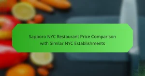Sapporo NYC Restaurant Price Comparison with Similar NYC Establishments