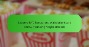 Sapporo NYC Restaurant: Walkability Score and Surrounding Neighborhoods
